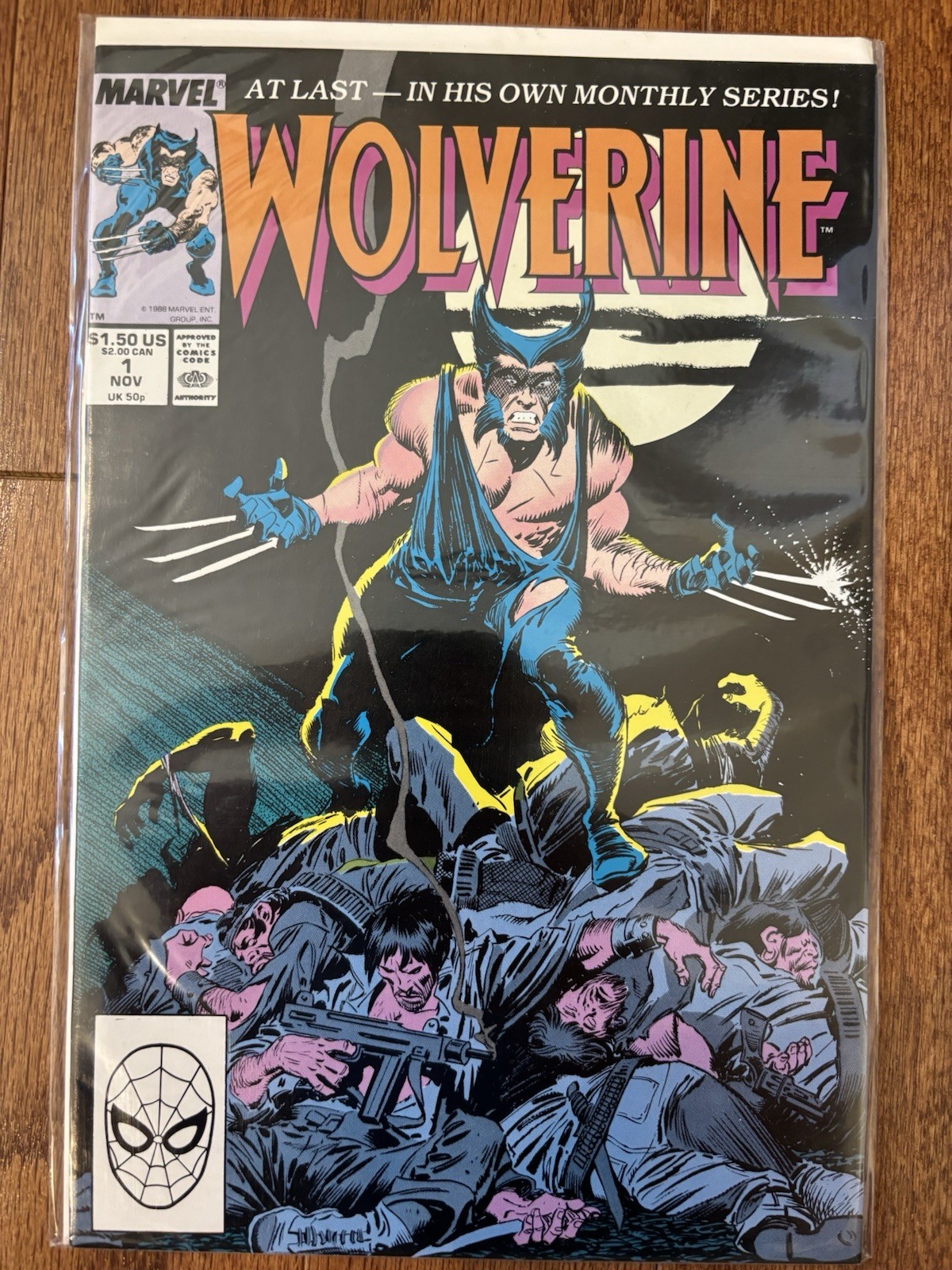 Wolverine (1988) #1-#9: 1st Wolverine as Patch, 1st Roughhouse & Bloodsport,Hulk