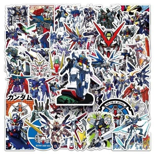 50pcs Gundam Random Water Proof,High Quality Sticker 50pcs Gundam Random Water Proof,High Quality Sticker