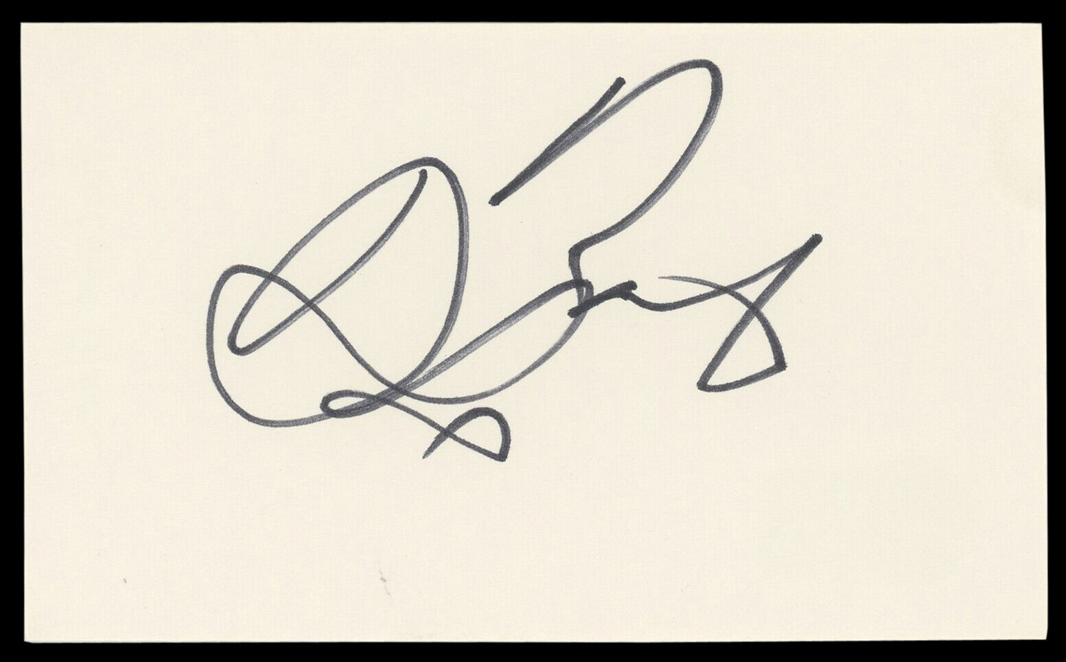 Robert Blake In Cold Blood Signed 3x5 Index Card Autographed BAS #BM57059