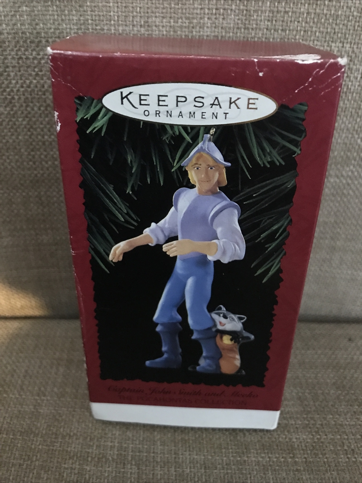 Hallmark Keepsake Ornament 1998 Captain John Smith and Meeko Disney