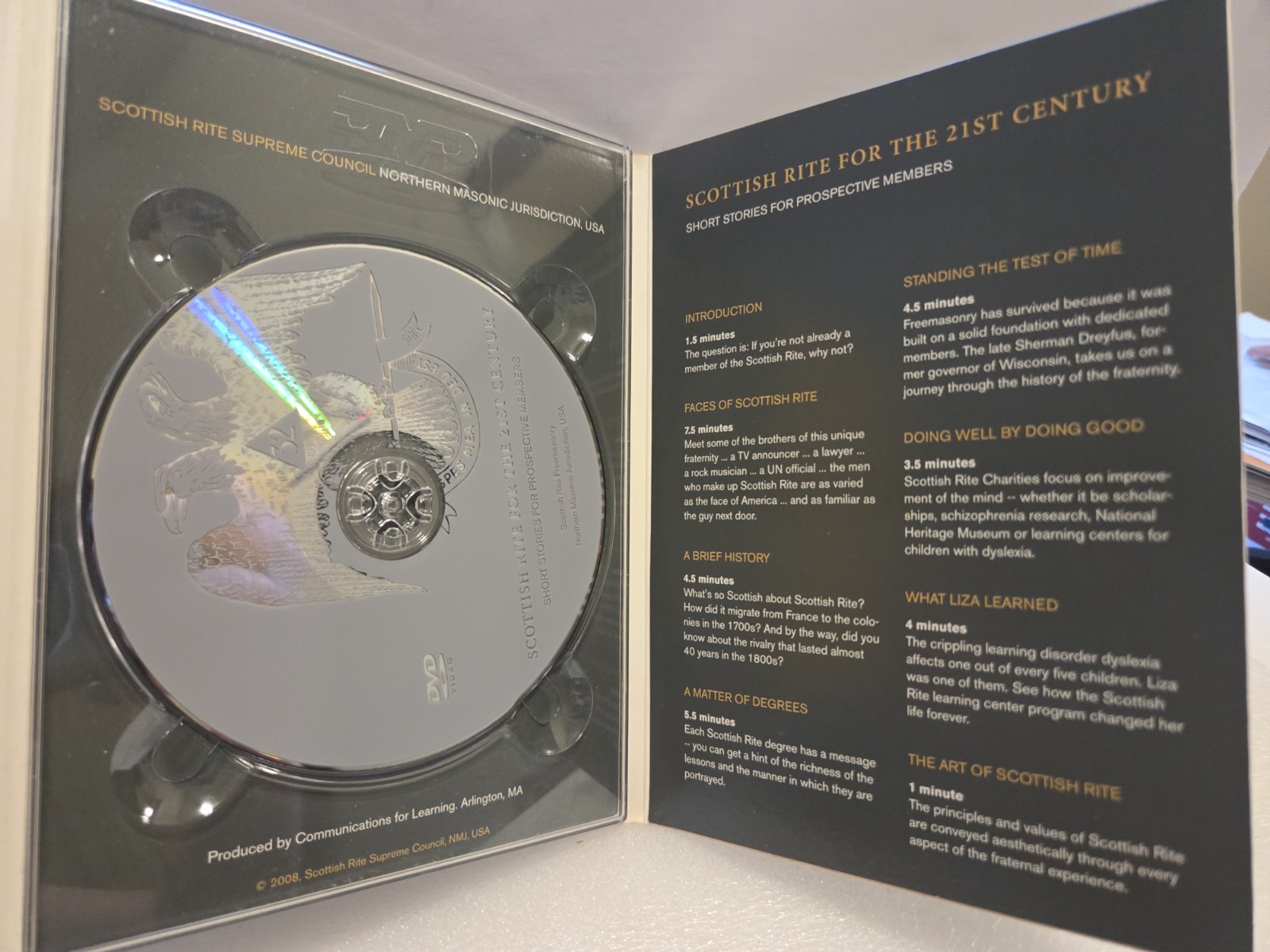 Freemasonry Scottish Rite for the 21st Century Short Stories for Prospective DVD