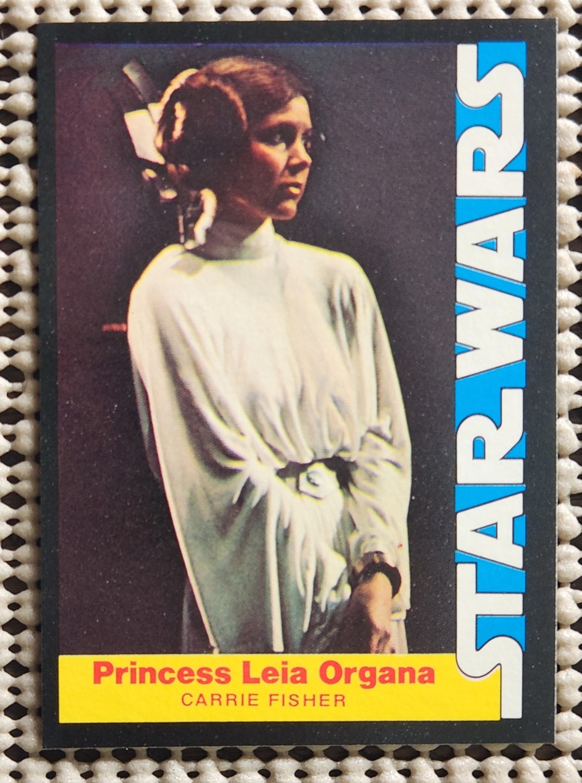 PRINCESS LEIA ORGANA: 1977 Star Wars Wonder Bread SPECIAL INSERT PROMO CARD #3 PRINCESS LEIA ORGANA: 1977 Star Wars Wonder Bread SPECIAL INSERT PROMO CARD #3