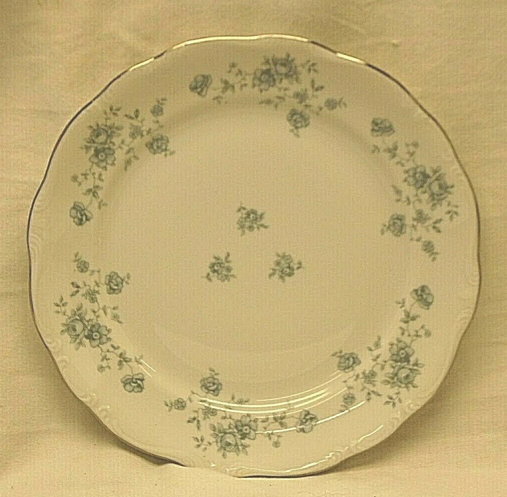Blue Garland Johann Haviland Dinner Plate Bavarian Germany Backstamp