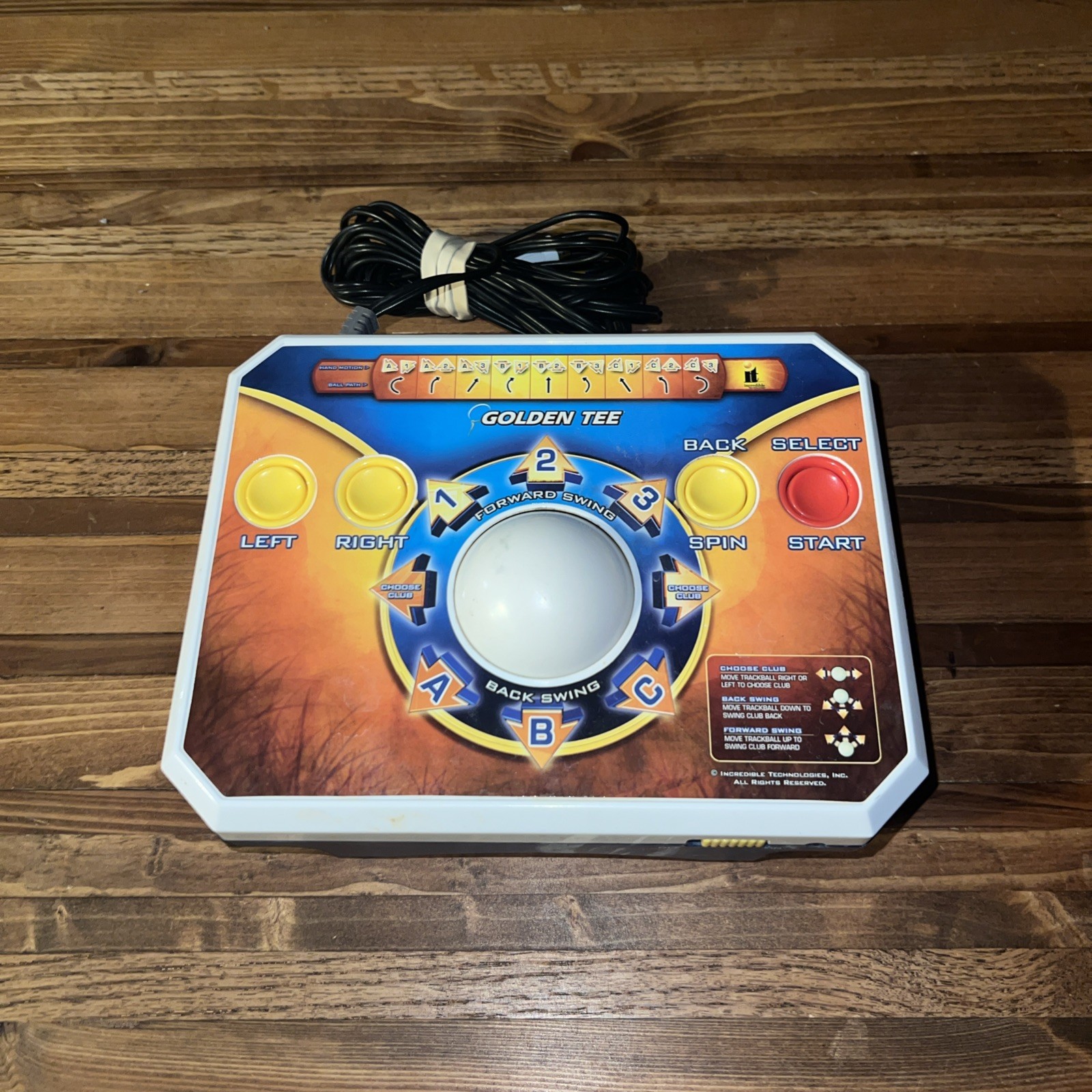 Golden Tee Golf TV Game Jakks Pacific 2011 Arcade Classic Tested Working