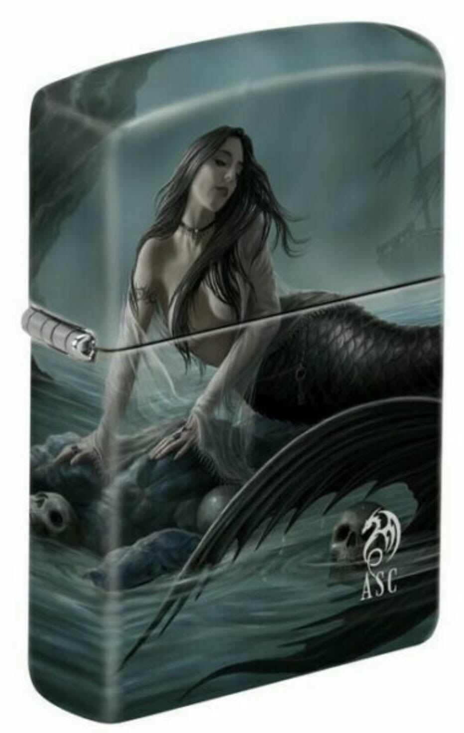 Zippo Anne Stokes Mermaid Lighter, 540 Wrap Around Process, 4846, New In Box Zippo Anne Stokes Mermaid Lighter, 540 Wrap Around Process, 4846, New In Box