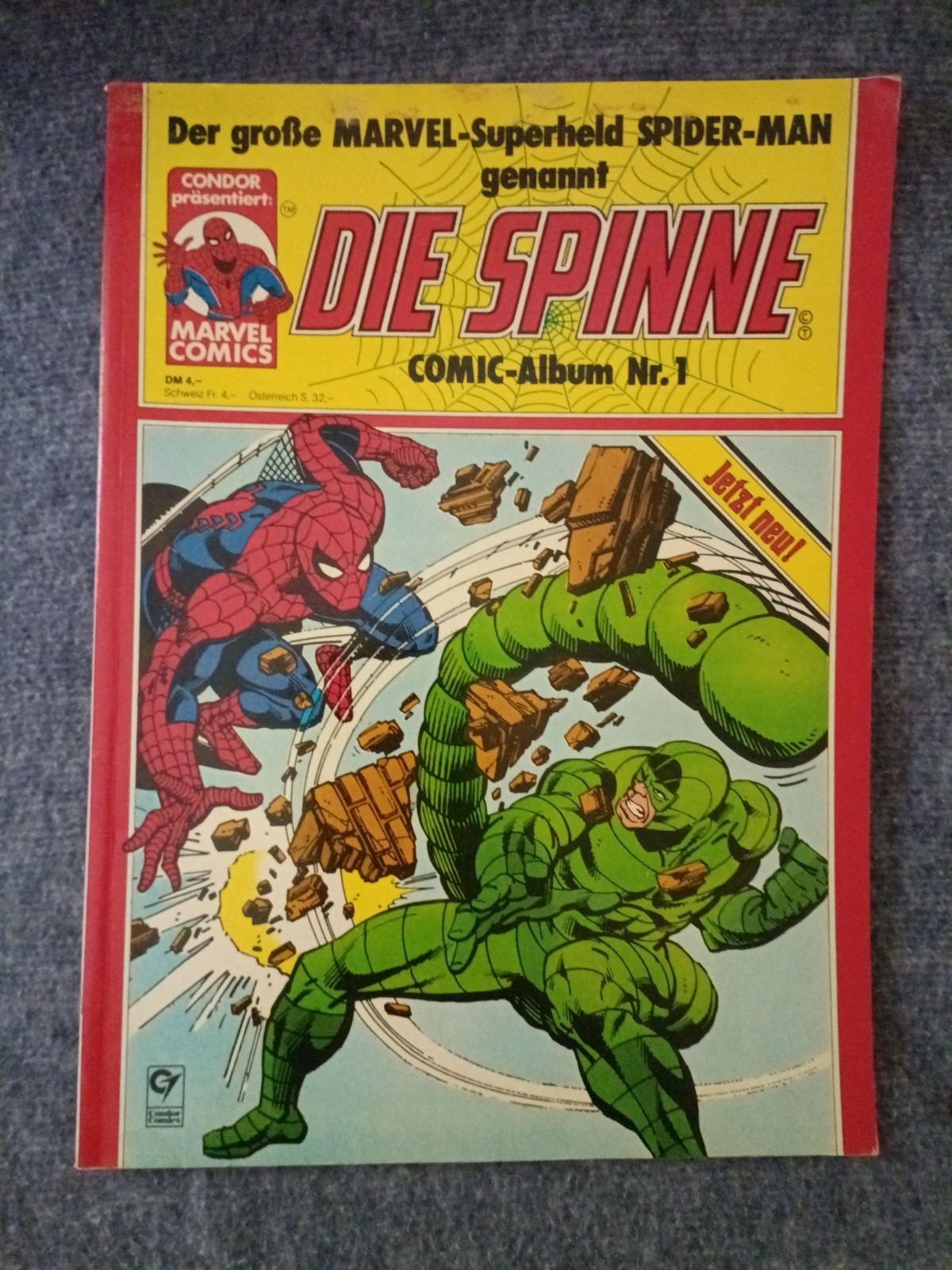 German Comic Book Die Spinne