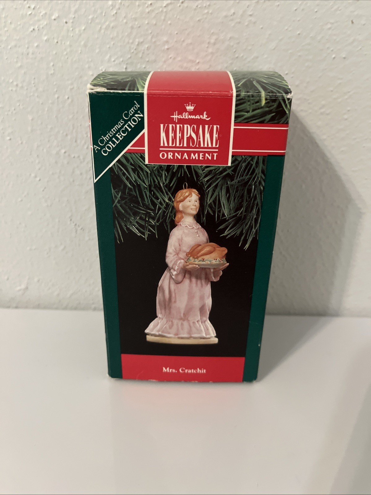 Vintage Hallmark Keepsake Mrs Cratchit 1991 Ornament