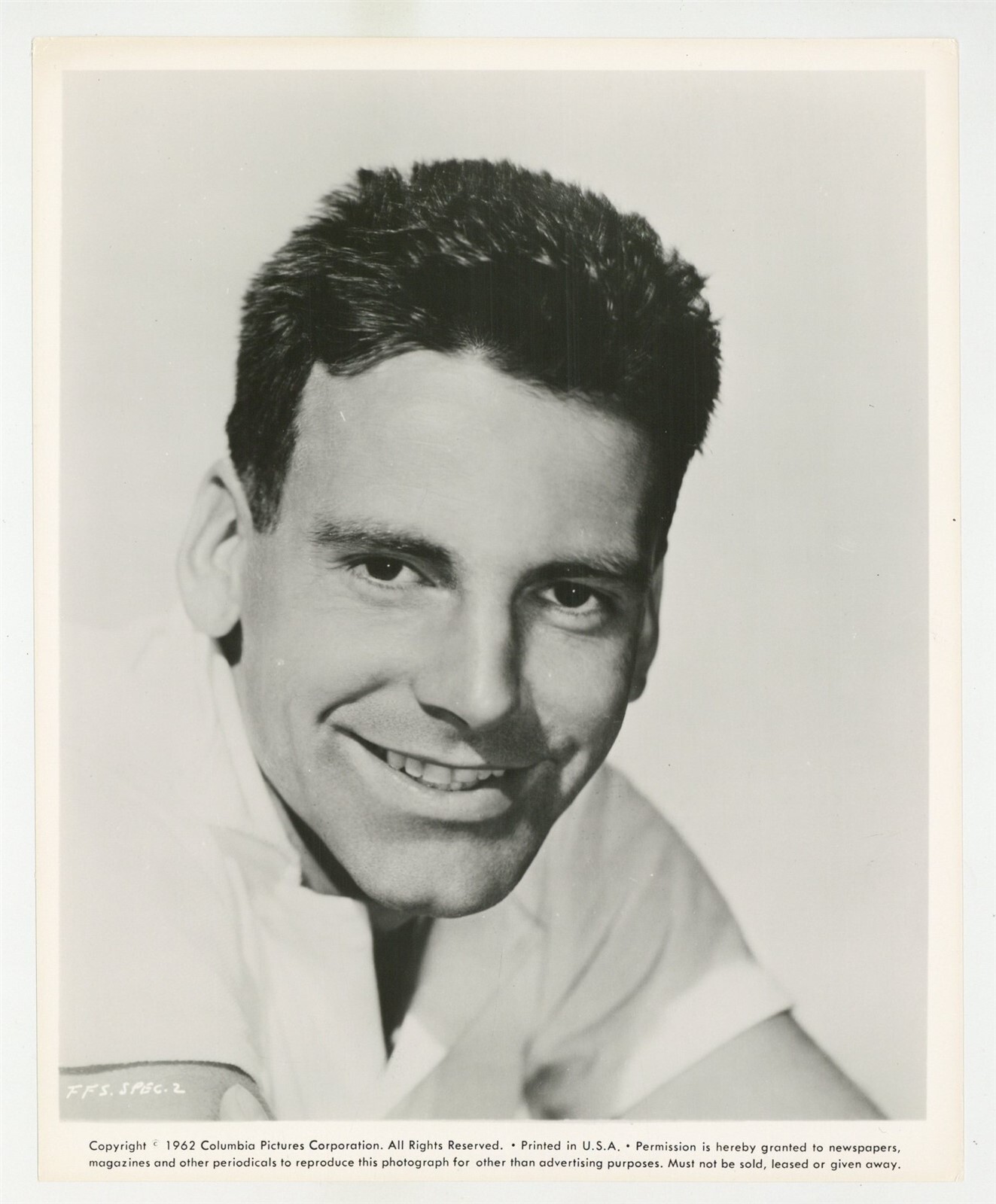Maximilian Schell 1962 Handsome Portrait Photo 8x10 Judgment at Nuremberg J10564