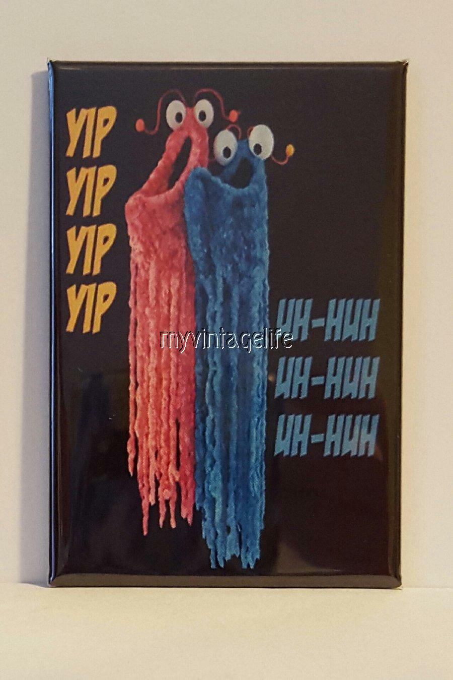 VINTAGE SESAME STREET YIP YIP YIP MONSTERS 2\
