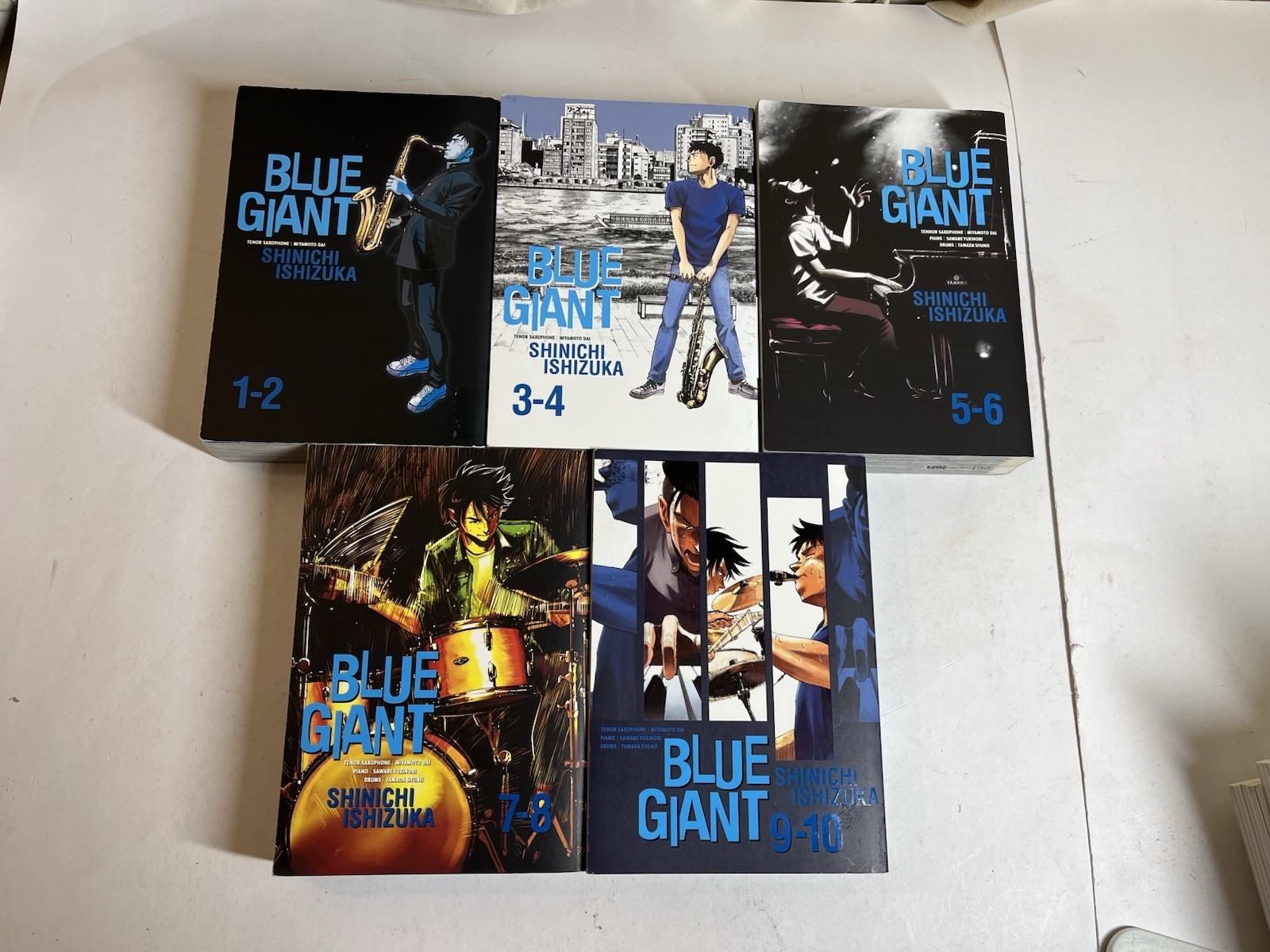 Blue Giant Manga - Complete Set - Omnibus Volume 1-10 - English Language 