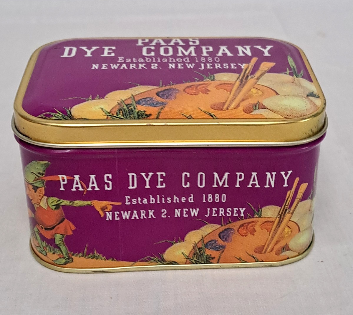 Vintage 1991 PAAS Dye Company Easter Egg Tin First Edition Collector Series 