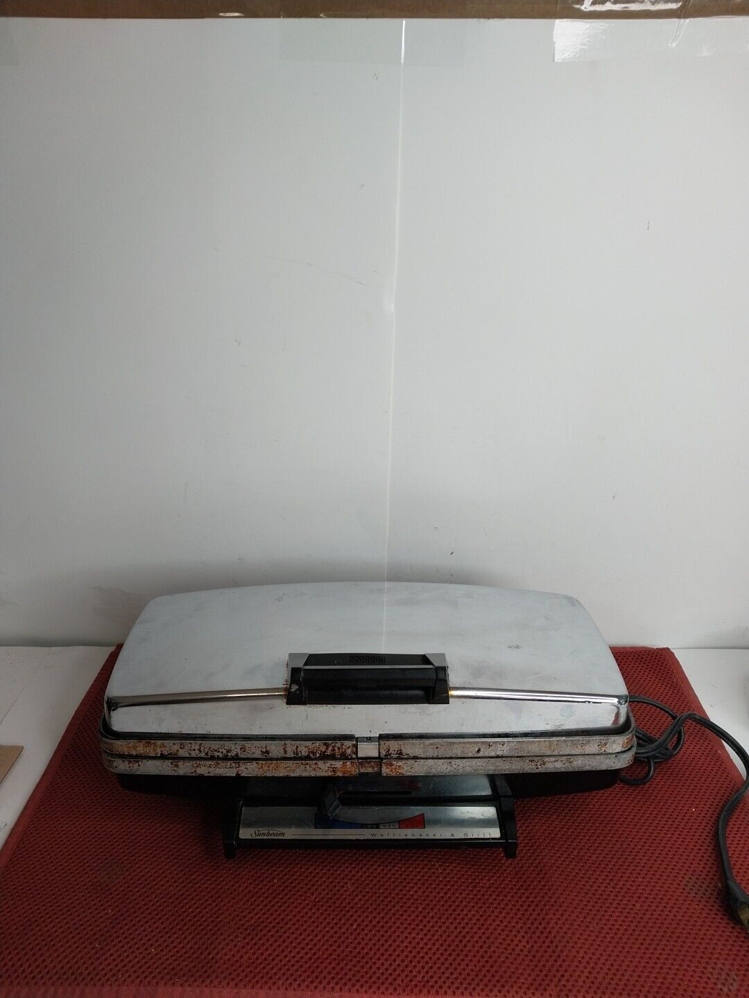Vintage Sunbeam Waffle Baker And Grill Model CGL-2 TESTED