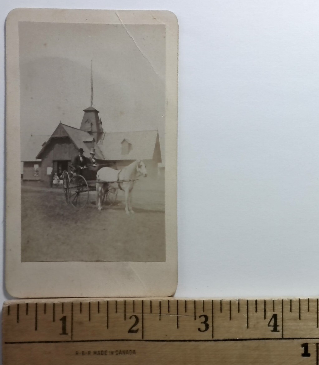 Victorian CDV Photograph Horse & Carriage Glen\'s Falls NY S.R. Stoddard Victorian CDV Photograph Horse & Carriage Glen\'s Falls NY S.R. Stoddard