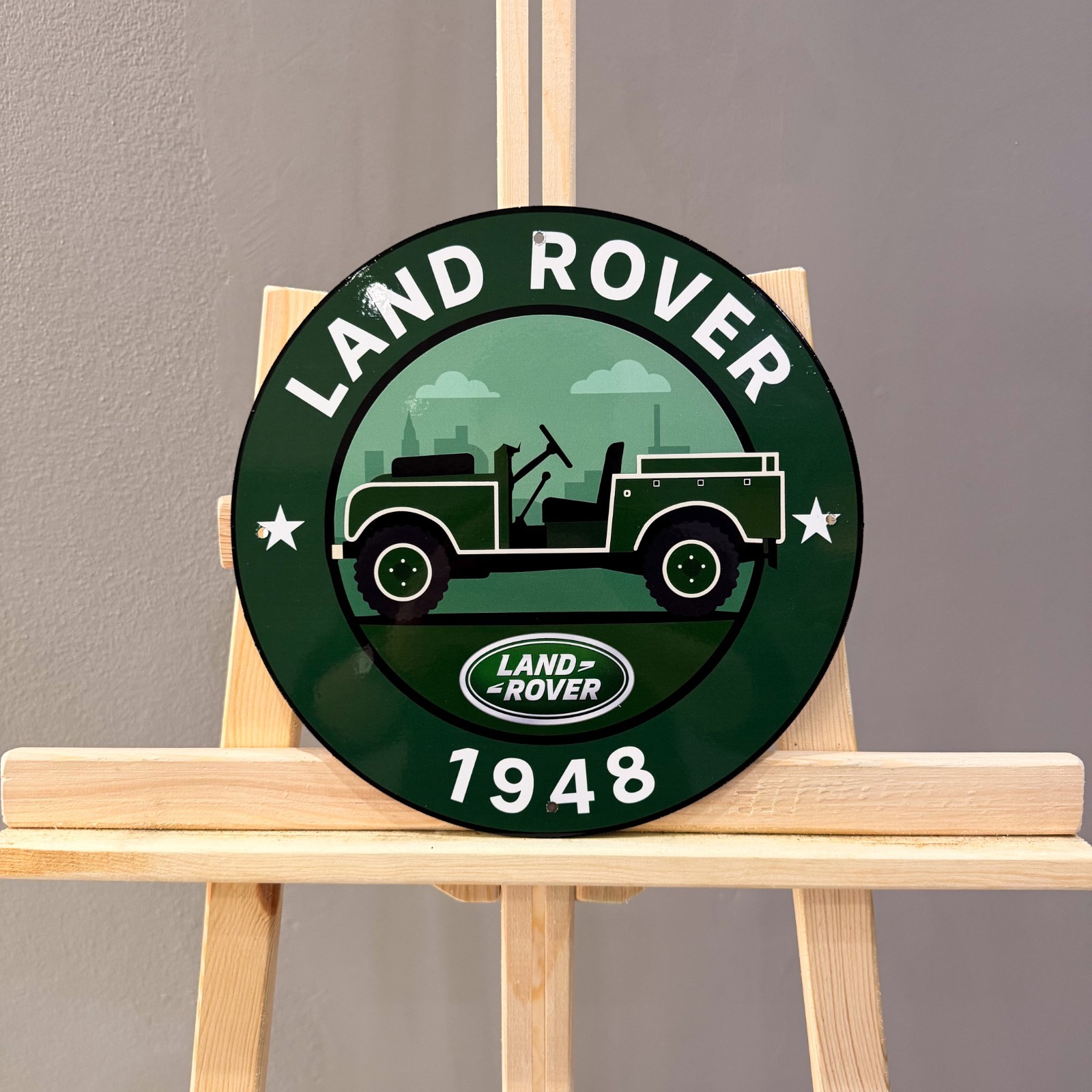 Land Rover 1948 Vintage Metal Sign – 30 cm / 11.8” Garage Wall Decor