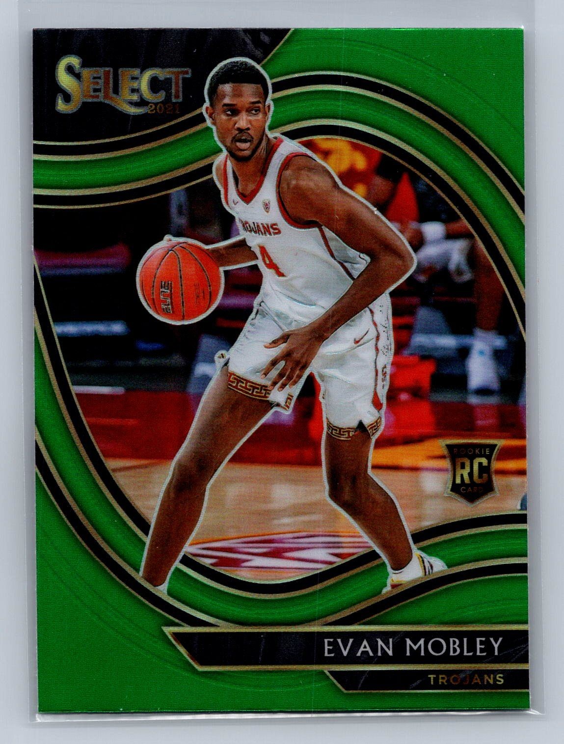 NBA Evan Mobley Rookie 2021 Select Panini 277 Green