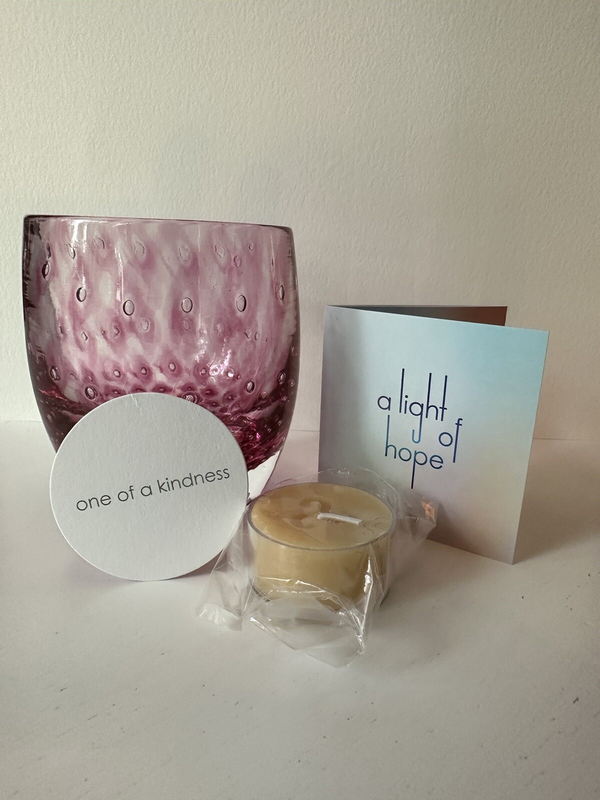 Glassybaby One of a Kindness Red In Hand Order Ready to Ship Glassybaby One of a Kindness Red In Hand Order Ready to Ship