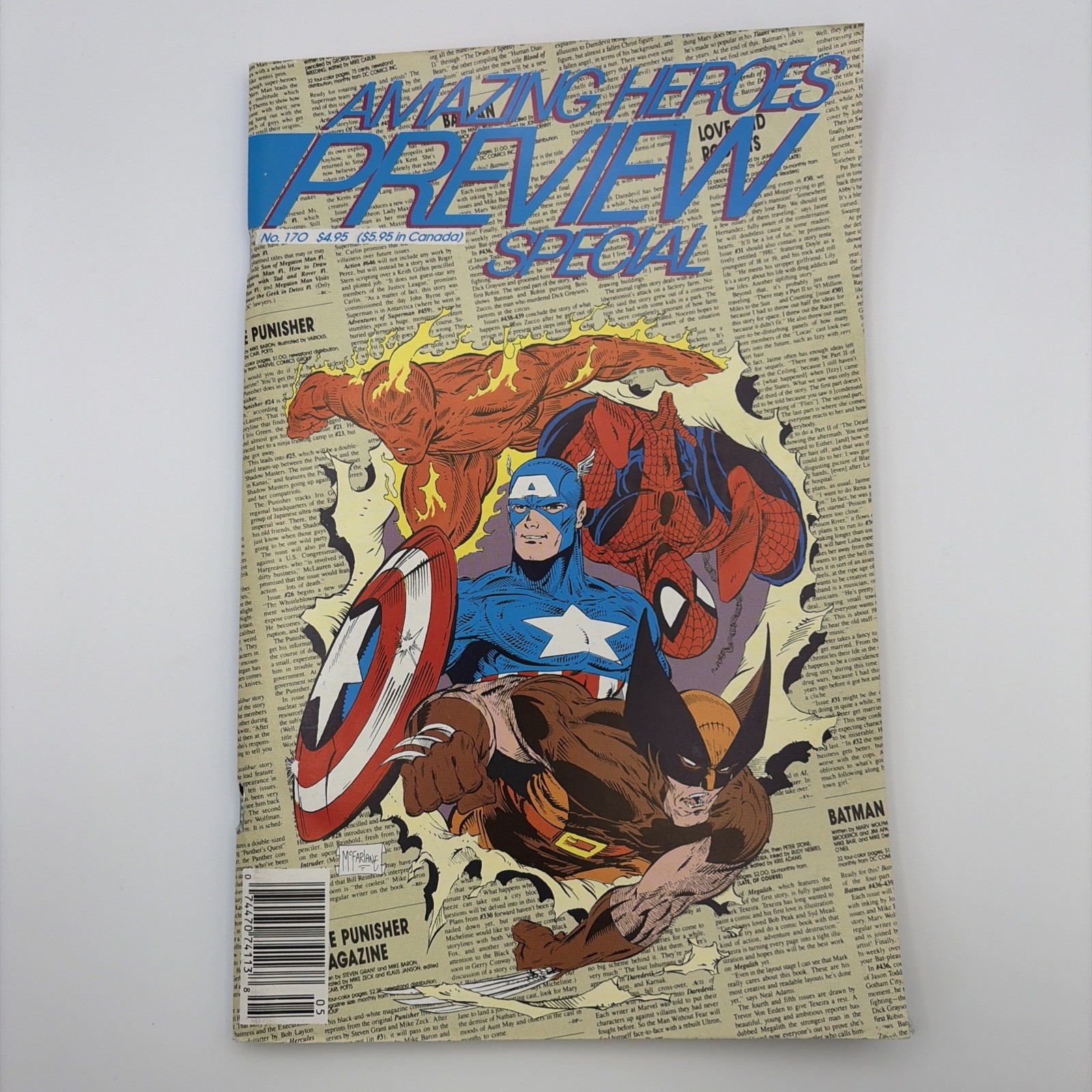 Amazing Heroes #170 (Fantagraphics 1989) - McFarlane