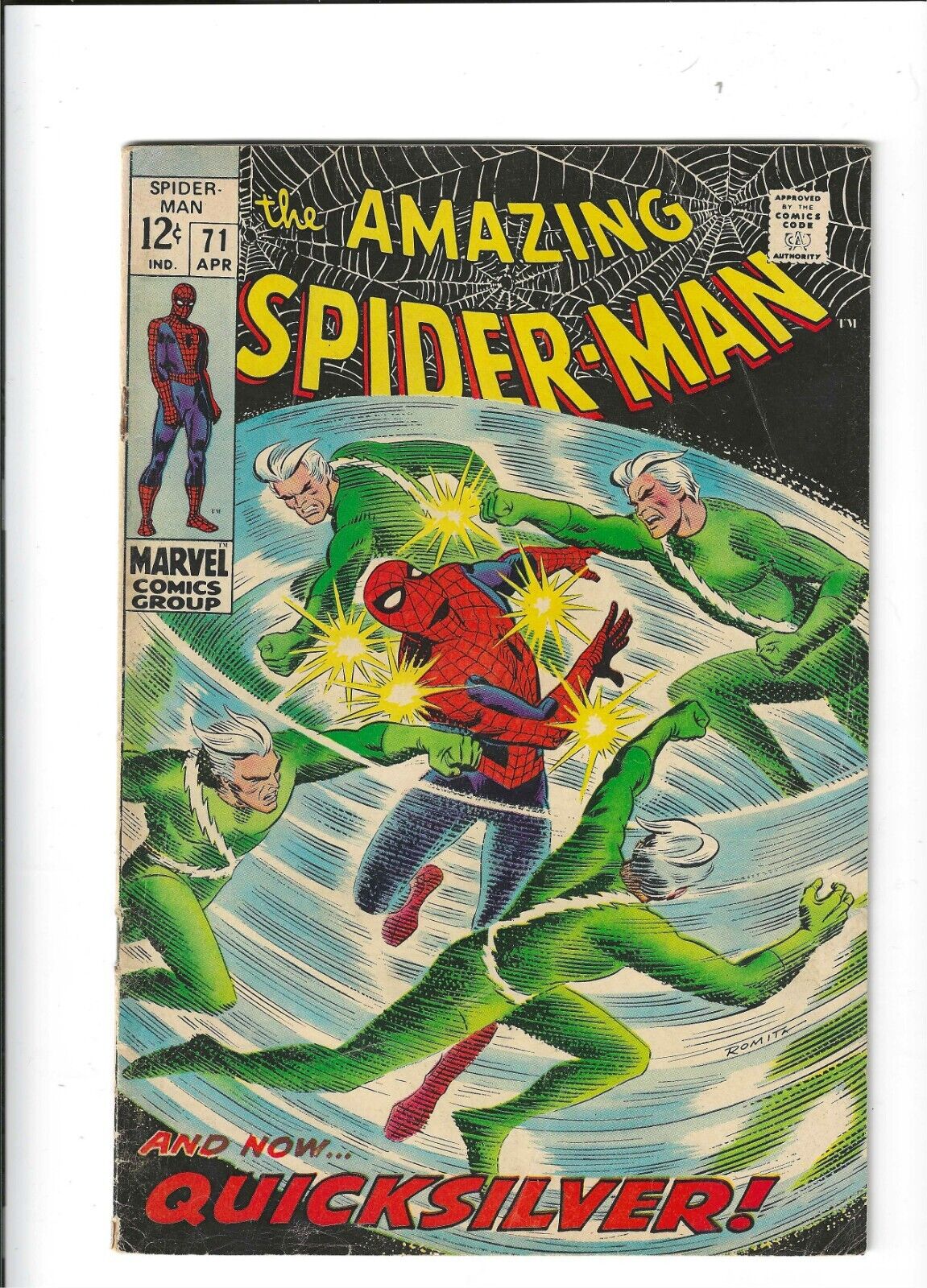The Amazing SPIDER-MAN #84  STAN LEE Story  John Romita Sr Cover/Artwork  1970