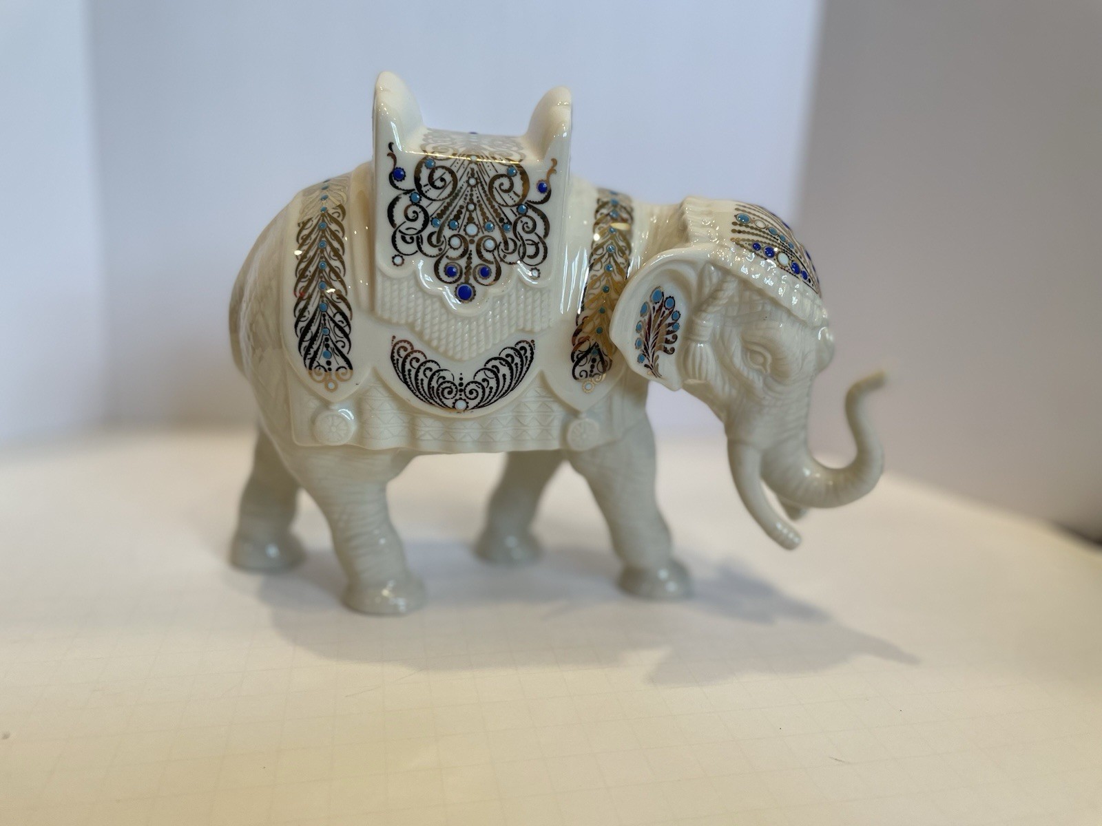 Lenox China Jewels Nativity Elephant Figurine Rare Hard to Find Excellent W/box.
