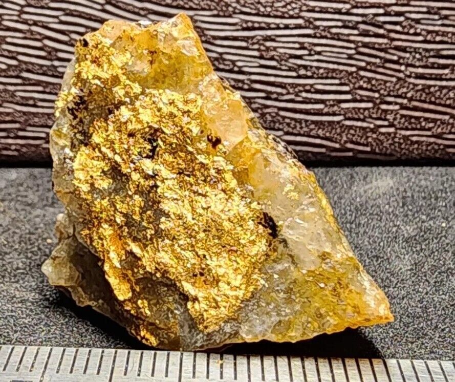 Gold Ore Specimen 15.8g Chunks Of Gold - 1124 Free Gold Ore - No Reserve