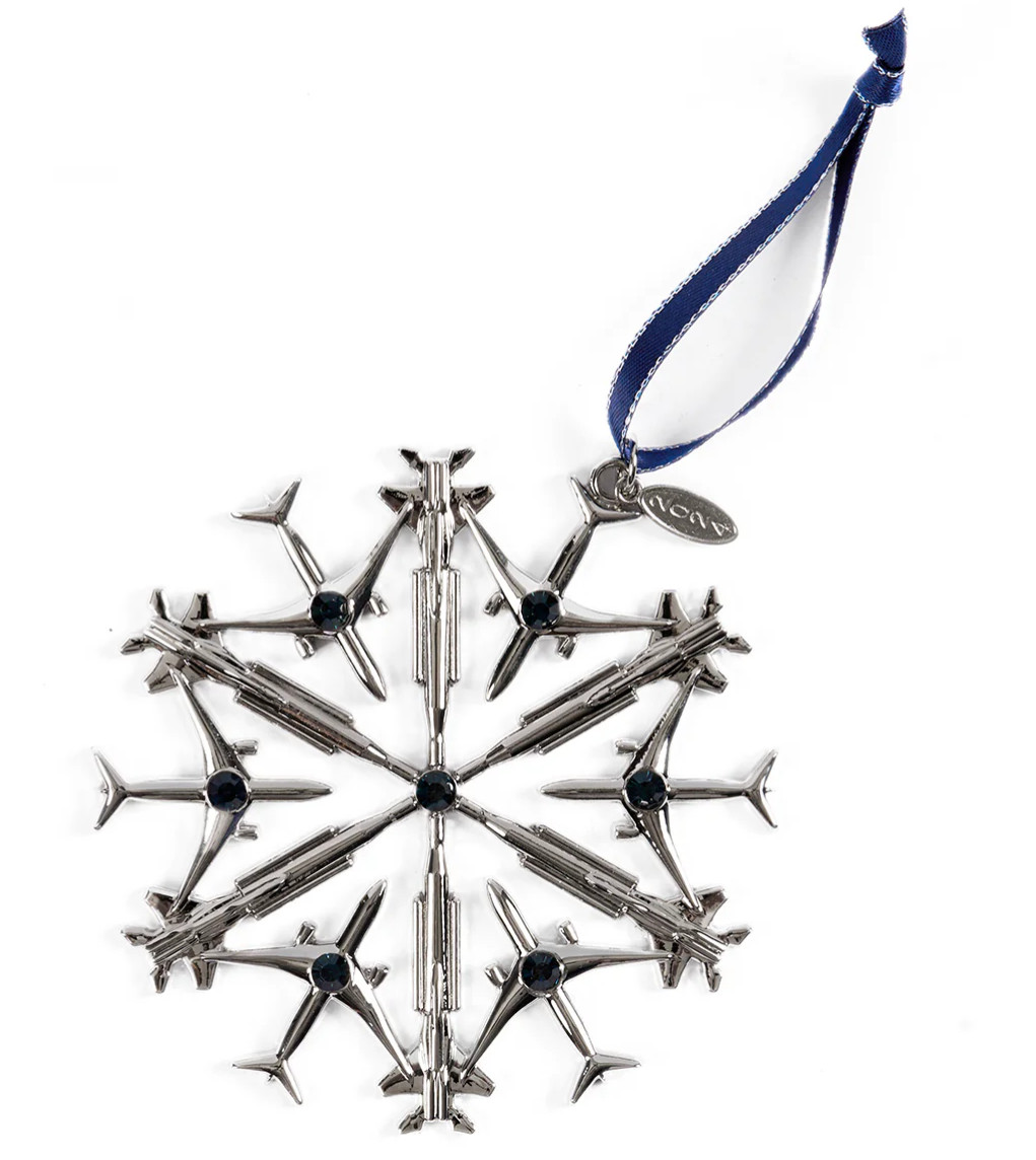 NEW Boeing 2024 Jet Snowflake Ornament, SKU # 460060030445