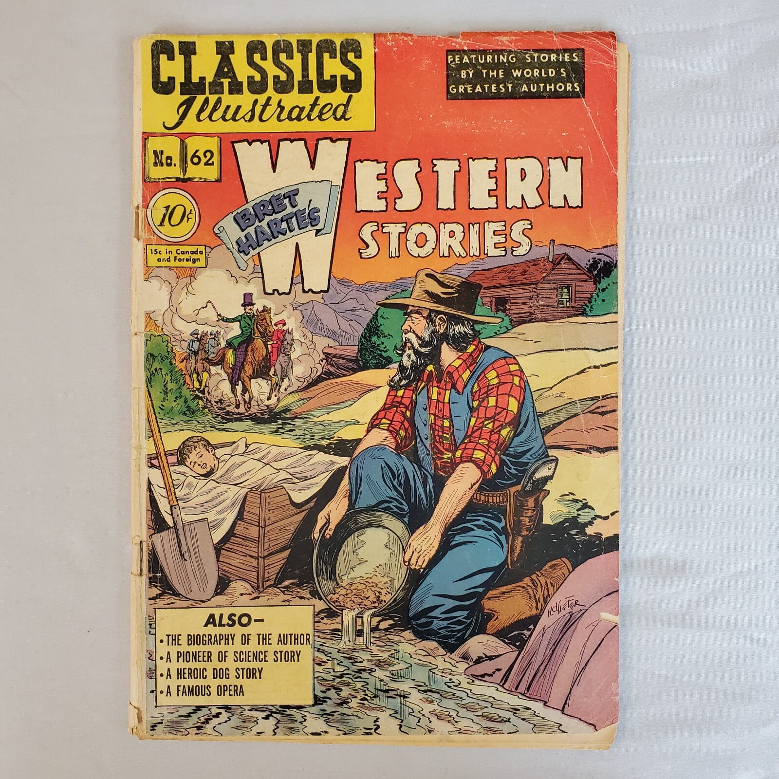 Classics Illustrated Comic Book # 62 HRN O 62 Western Stories GD 2.0 Bret Harte