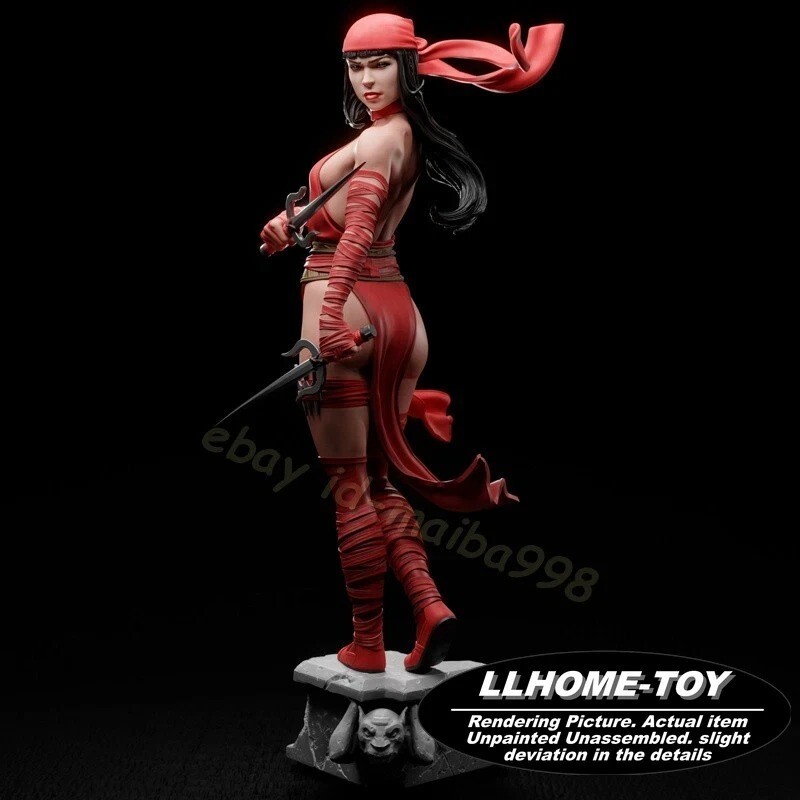 1/6 Elektra 3D Print Garage Kit Figure Model Unassemble Unpainted GK