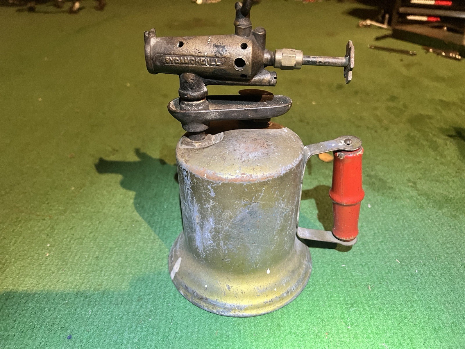 Vintage Turner Blow Torch Brass Gasoline/Kerosene Welding Soldering