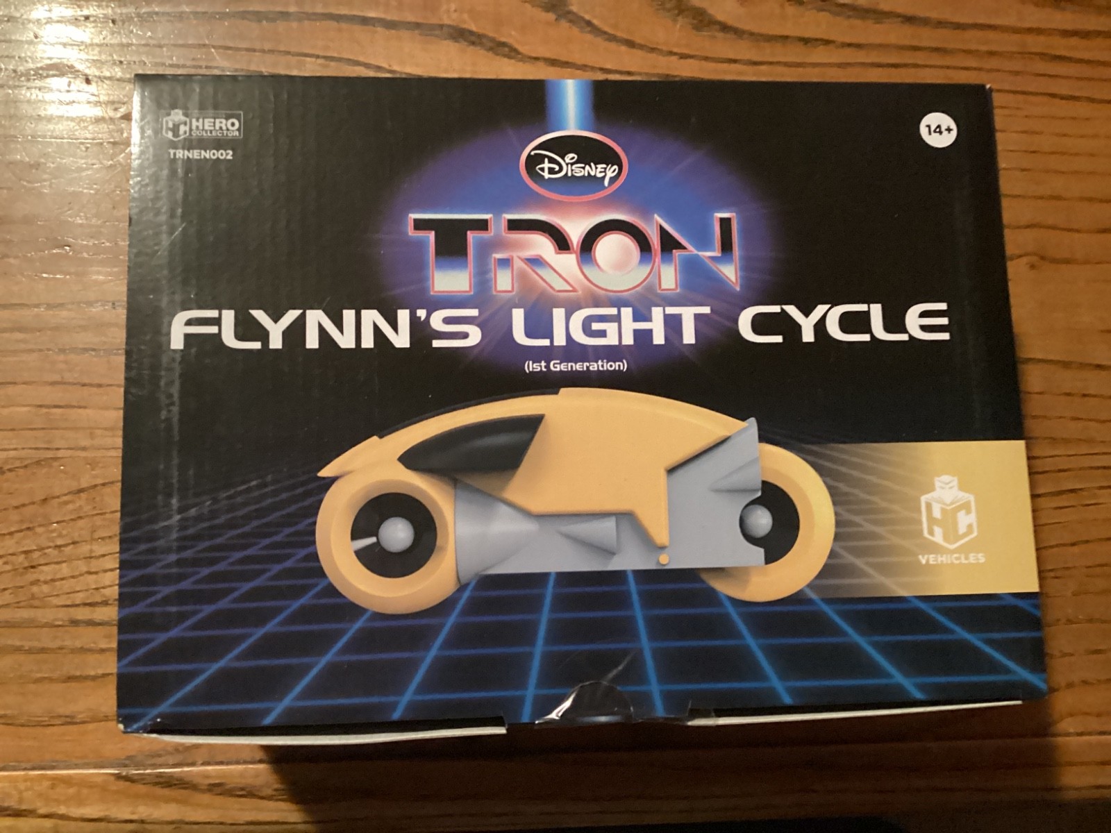 Eaglemoss, Disney Tron Flynn’s yellow   Light Cycle Hero Collector 1st Gen new