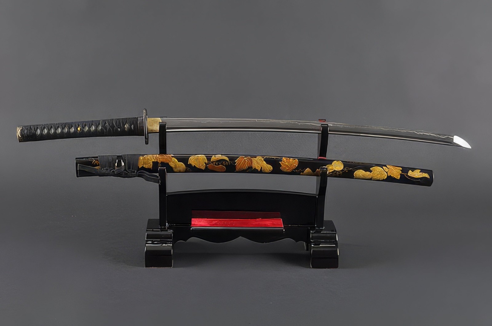 Black Crane Katana - 1045 Carbon Steel Hand Forged Full Tang Battle Ready Sharp