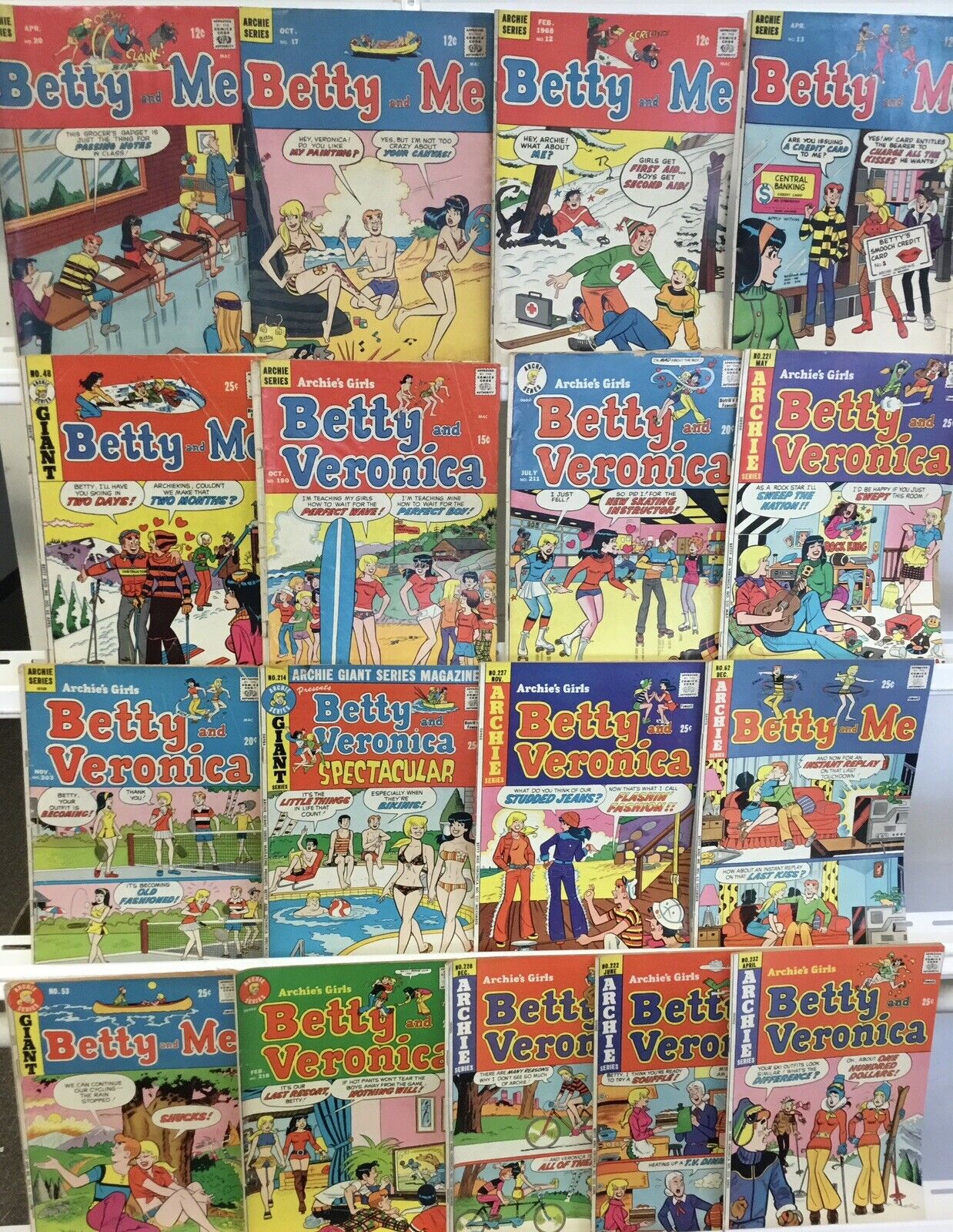 Archie Comics Betty And Me Comic Book Lot Of 17