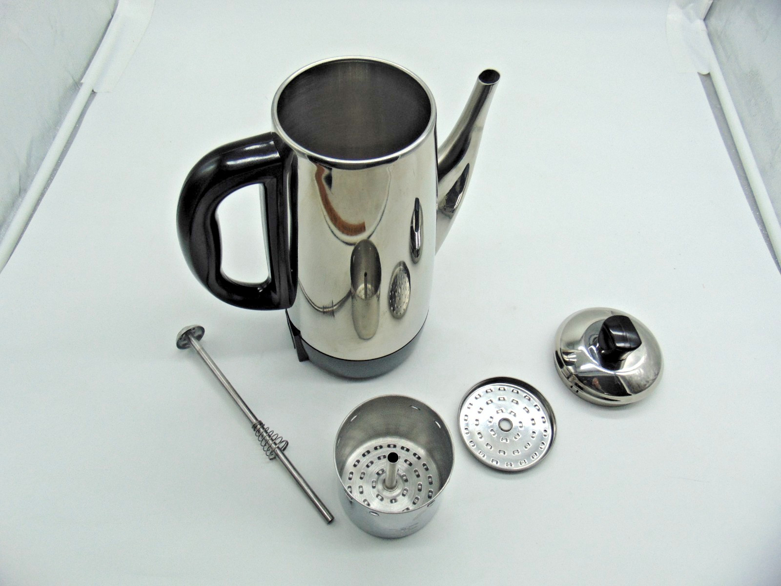 Hamilton Beach 40616 Electric Coffee Percolator 12 Cup Stainless Steel - Tested