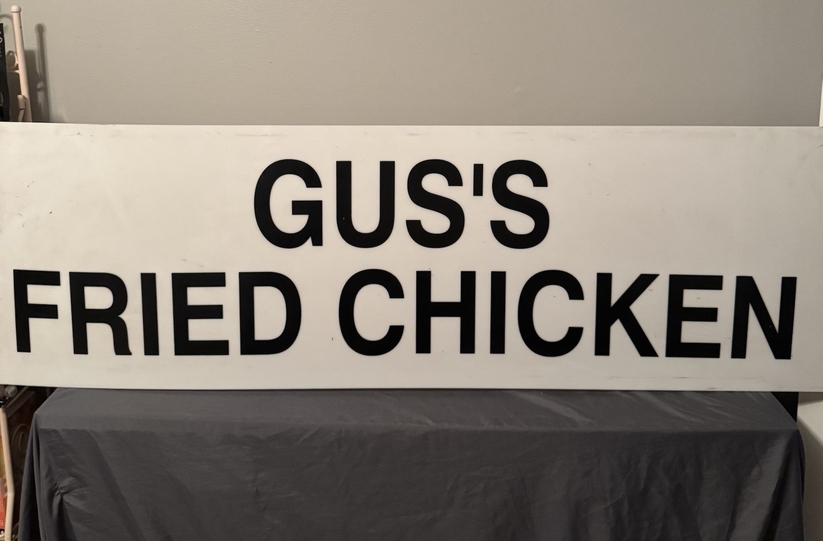 RARE 5ft Gus’s World Famous Fried Chicken Authentic Sign Face - Man Cave/Bar