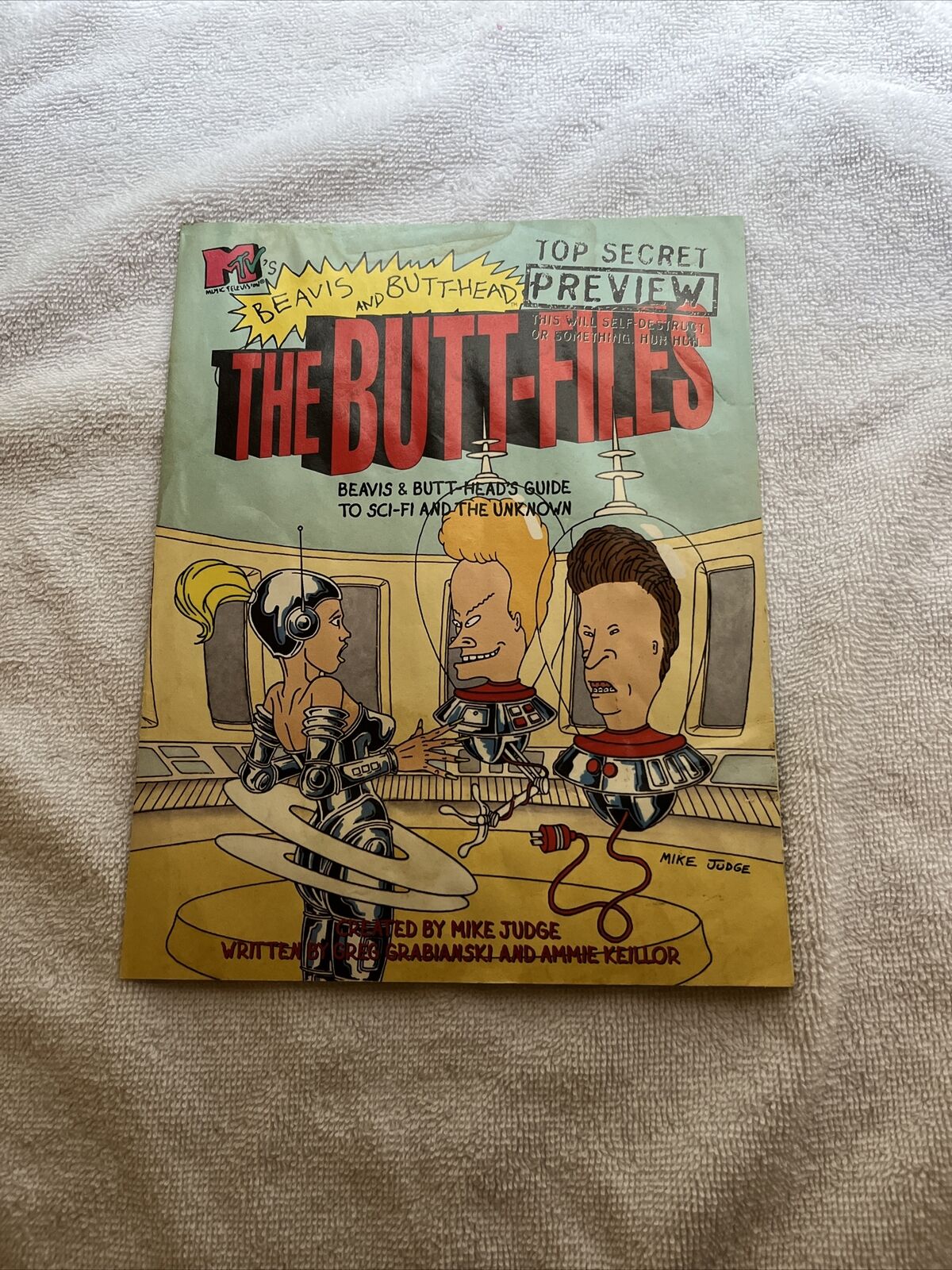 Rare 1997 BEAVIS AND BUTT-HEAD The Butt-Files Top Secret Preview