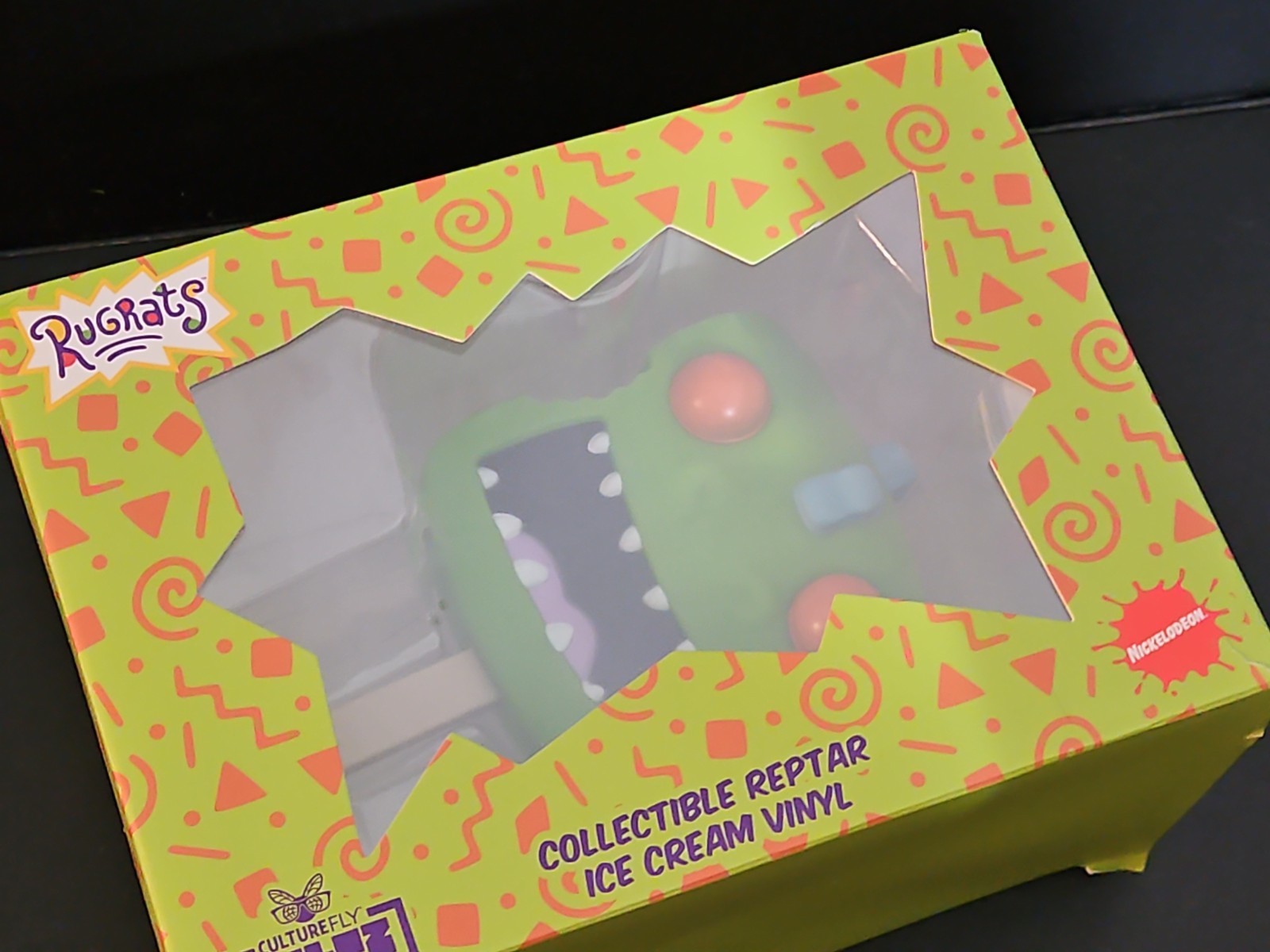 Rugrats Collectible Reptar Ice Cream Vinyl Figure CultureFly Meltz Nick Box Rugrats Collectible Reptar Ice Cream Vinyl Figure CultureFly Meltz Nick Box