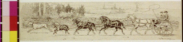 Photo:Jumbo Circus Elephants Parade 1888 Horse-Drawn Wagon Procession