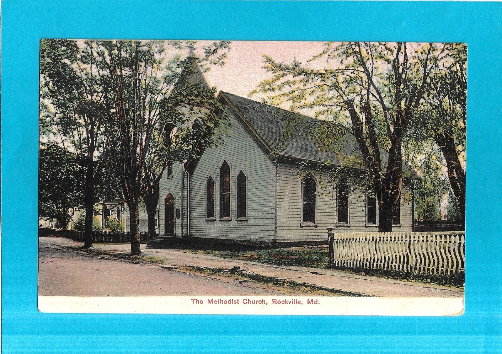 Vintage Postcard-The Methodist Church, Rockville, Maryland
