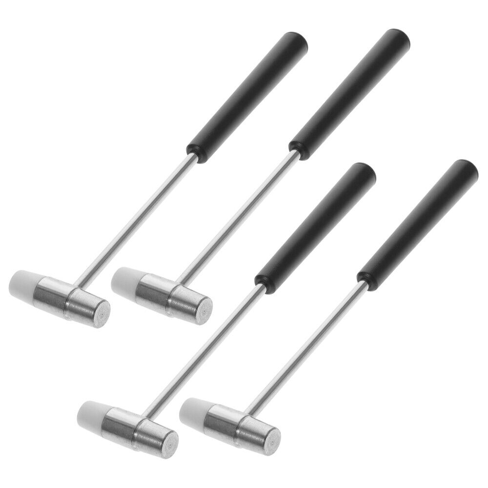 4pcs Small Hammer Double-faced Soft And Hard Mallet for Woodworking Machinist