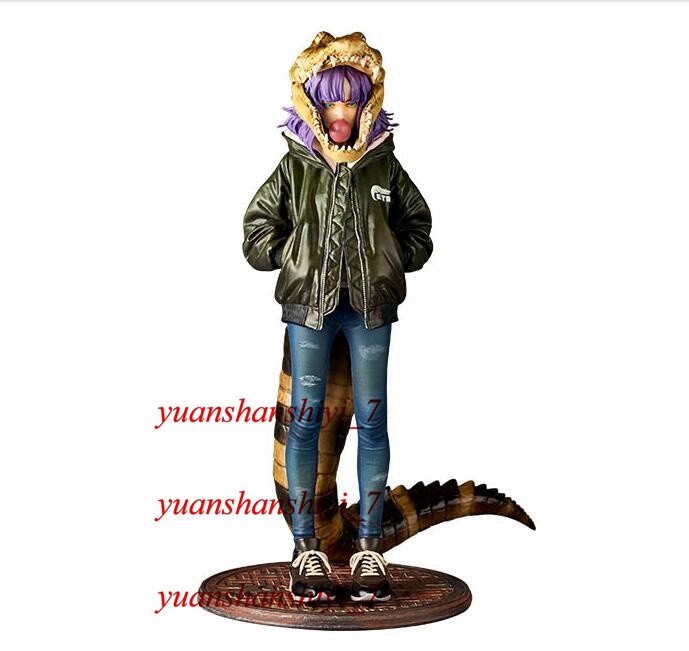 Kaiyodo CROCO GIRL 1/7 Figure Limited Art Model Collectible Painted Statue H28cm