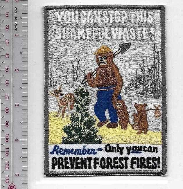 Smokey the Bear USFS Smokey Says Remember, You Can Stop this Shameful Waste