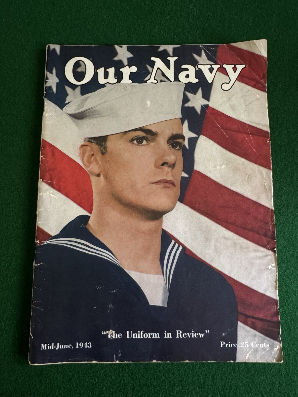 OUR NAVY MAGAZINE,MID-JUNE 1943 ISSUE The Uniform NAVAL RATES POW List