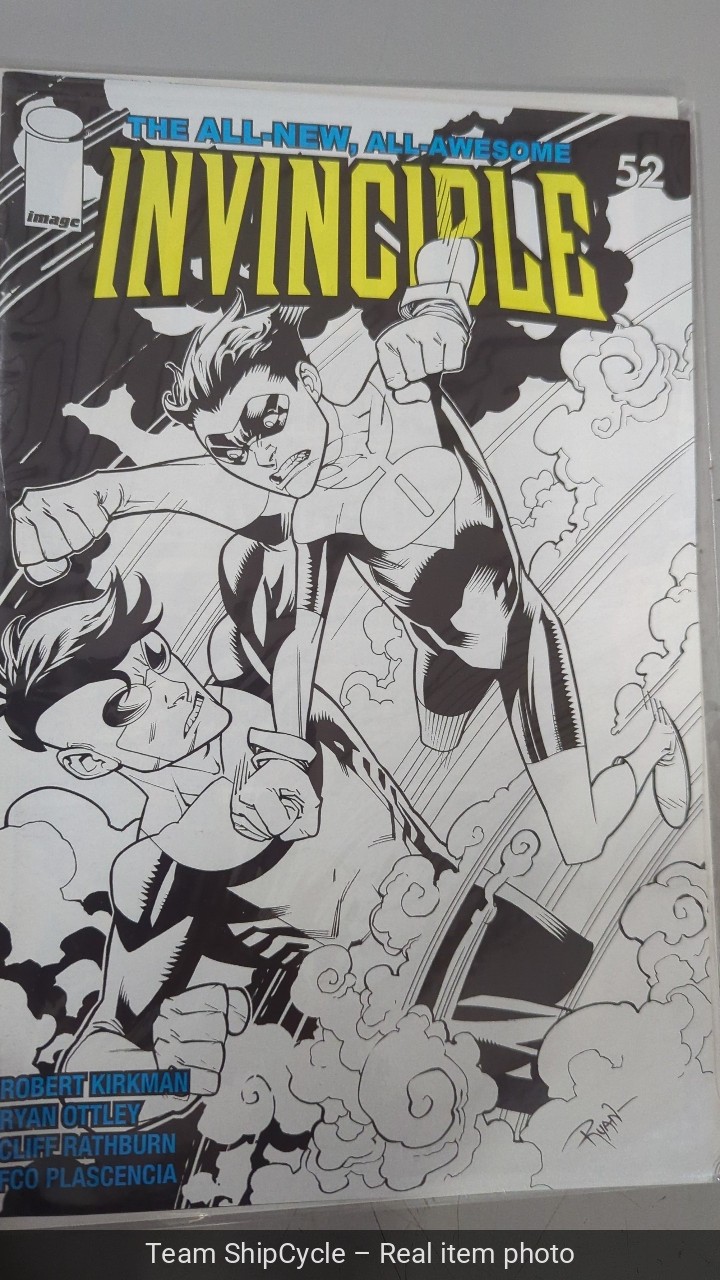Invincible 52 Image Comics Ryan Ottley Sketch Variant Modern Age G2U Invincible 52 Image Comics Ryan Ottley Sketch Variant Modern Age G2U