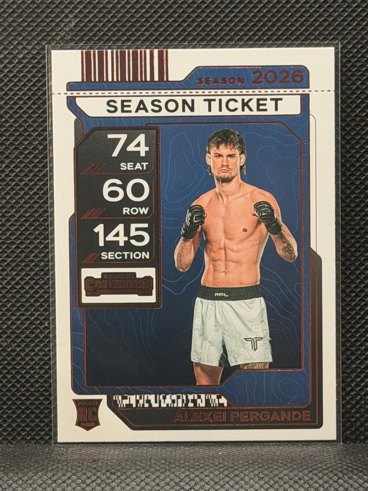 2026 Panini Contenders PFL MMA - Alexei Pergande #41 Base Bronze (RC)