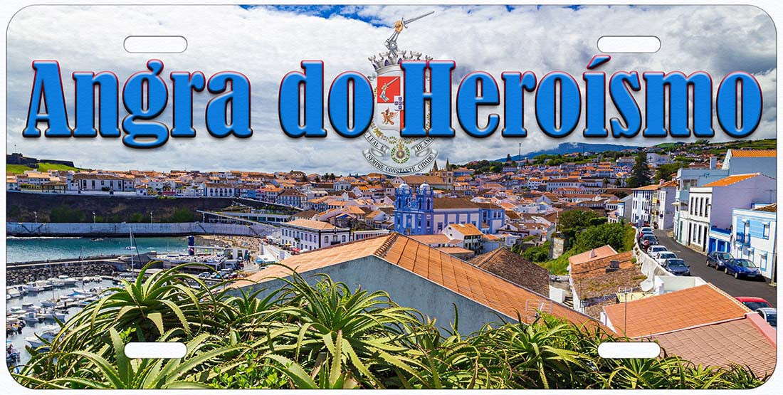 Angra do Heroismo Azores Novelty Car License Plate