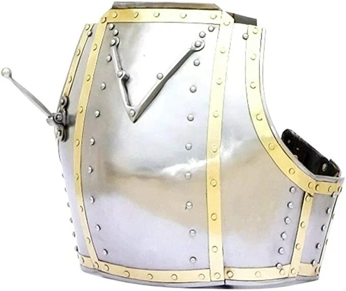 Churburg Armor Breastplate XIV Century Armor Silver Churburg Armor Breastplate XIV Century Armor Silver