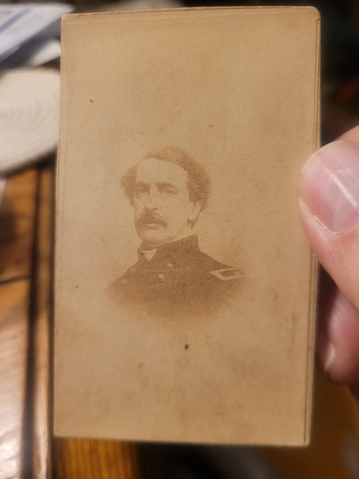 Circa 1860 CDV Brigadier-General Abner Doubleday Charles Taber New Bedford Ma.
