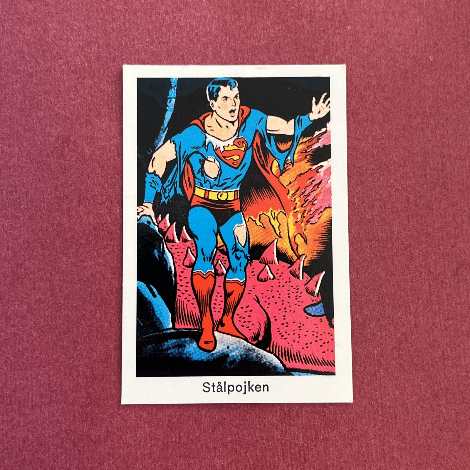 Superboy 1966-68 Popbilder Stora Popbildserien nno Trading Card