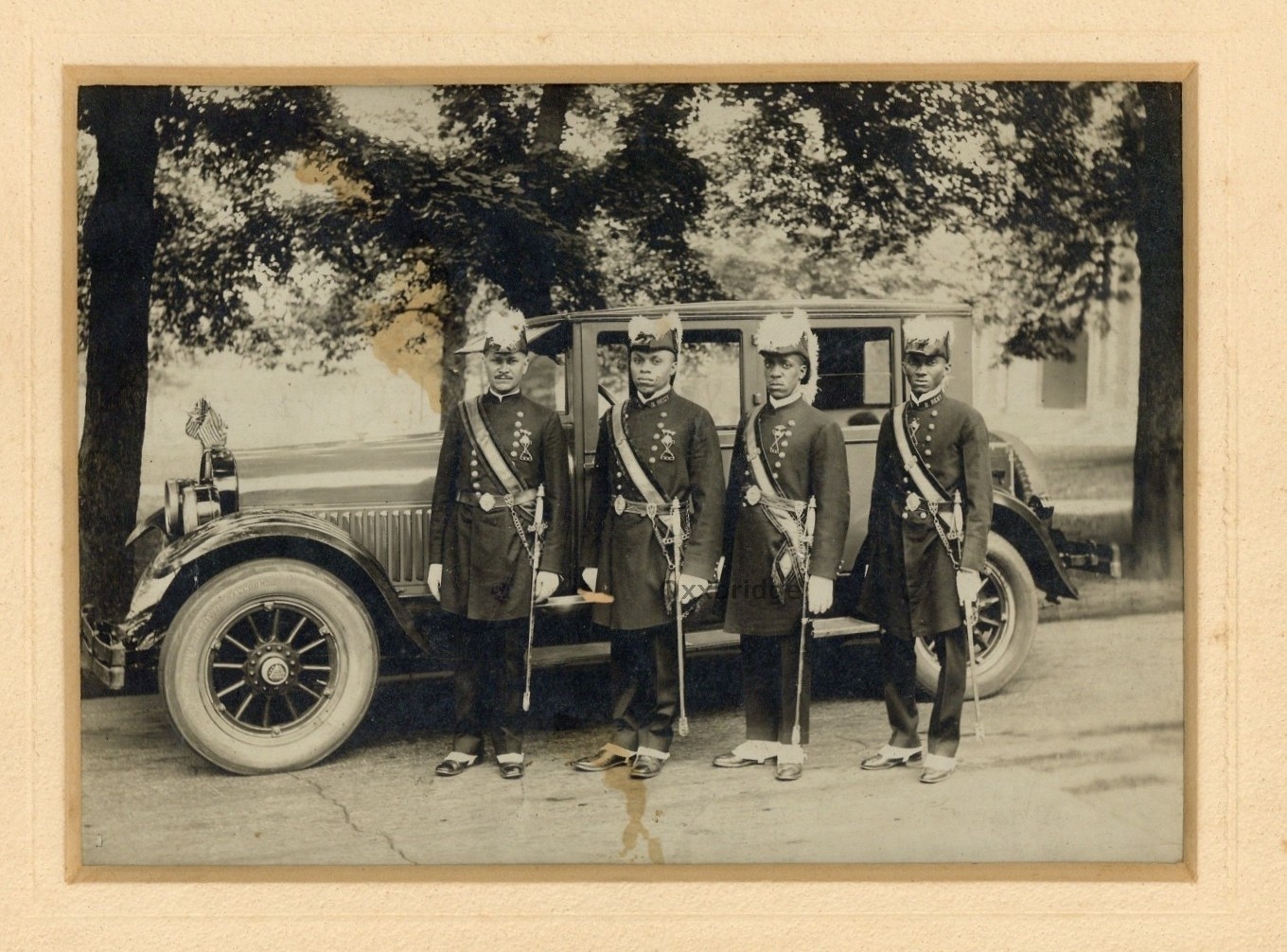 African American Grand United Fraternal Order 1925 Black  Photo Odd Fellow L198