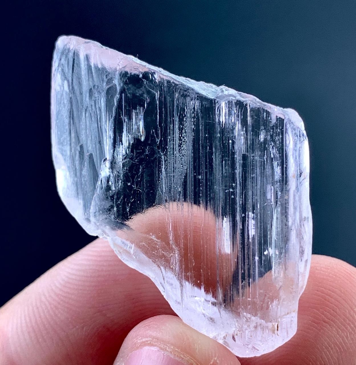 60 Carat  Pink Kunzite  Crystal Specimen From Afghanistan