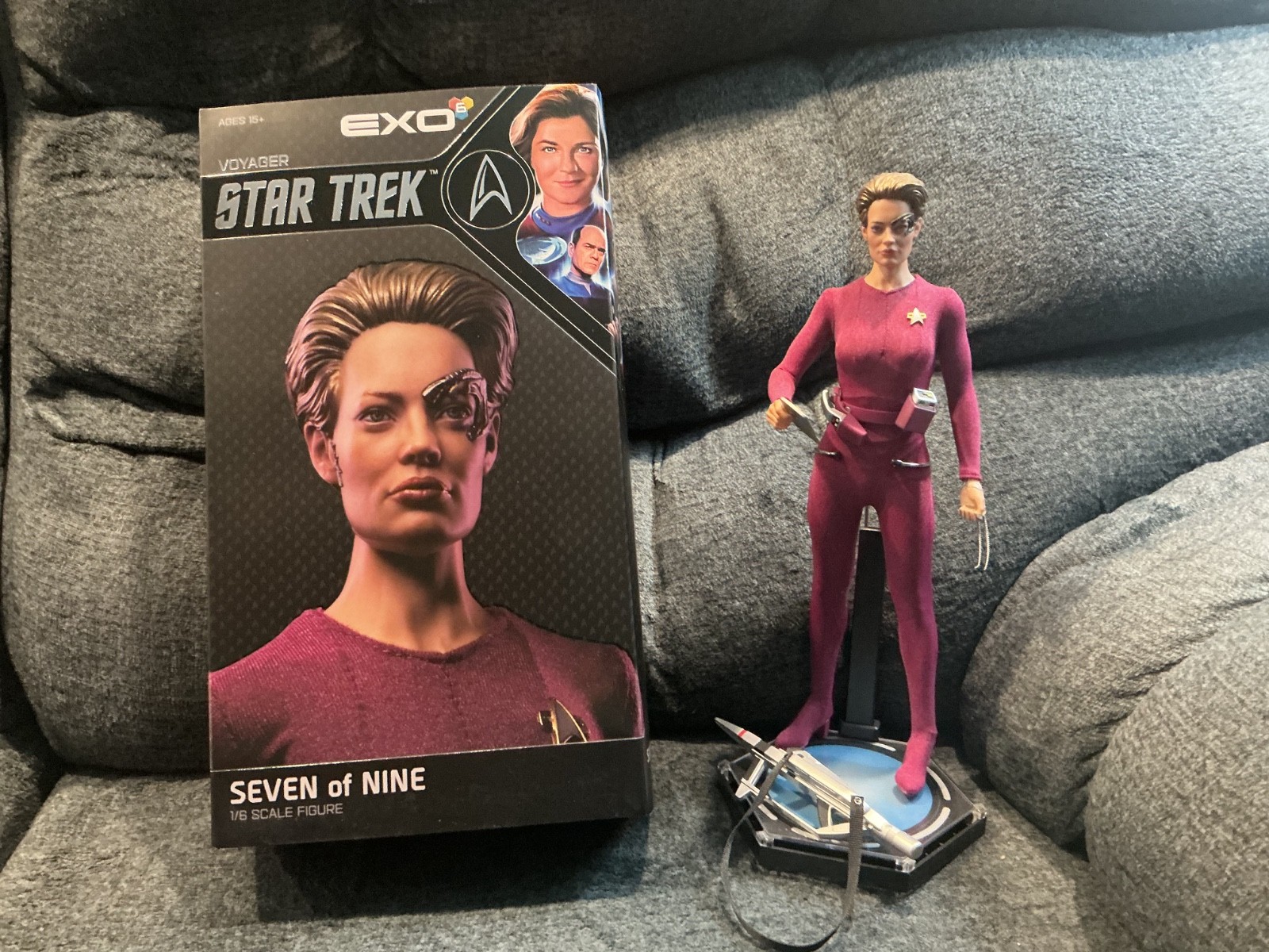 RARE EXO-6 Star Trek Voyager 1/6 scale Figure: SEVEN OF NINE